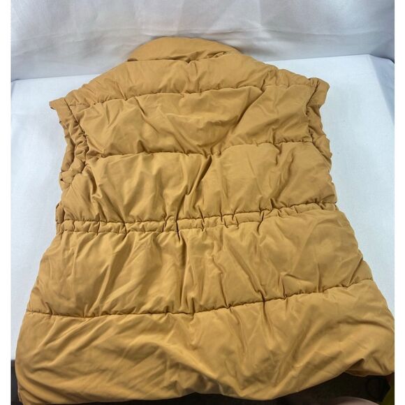 CALIA by Carrie Underwood Camel Tan Puffer Vest L/XL Quilted Zip Adjustable - Picture 4 of 6